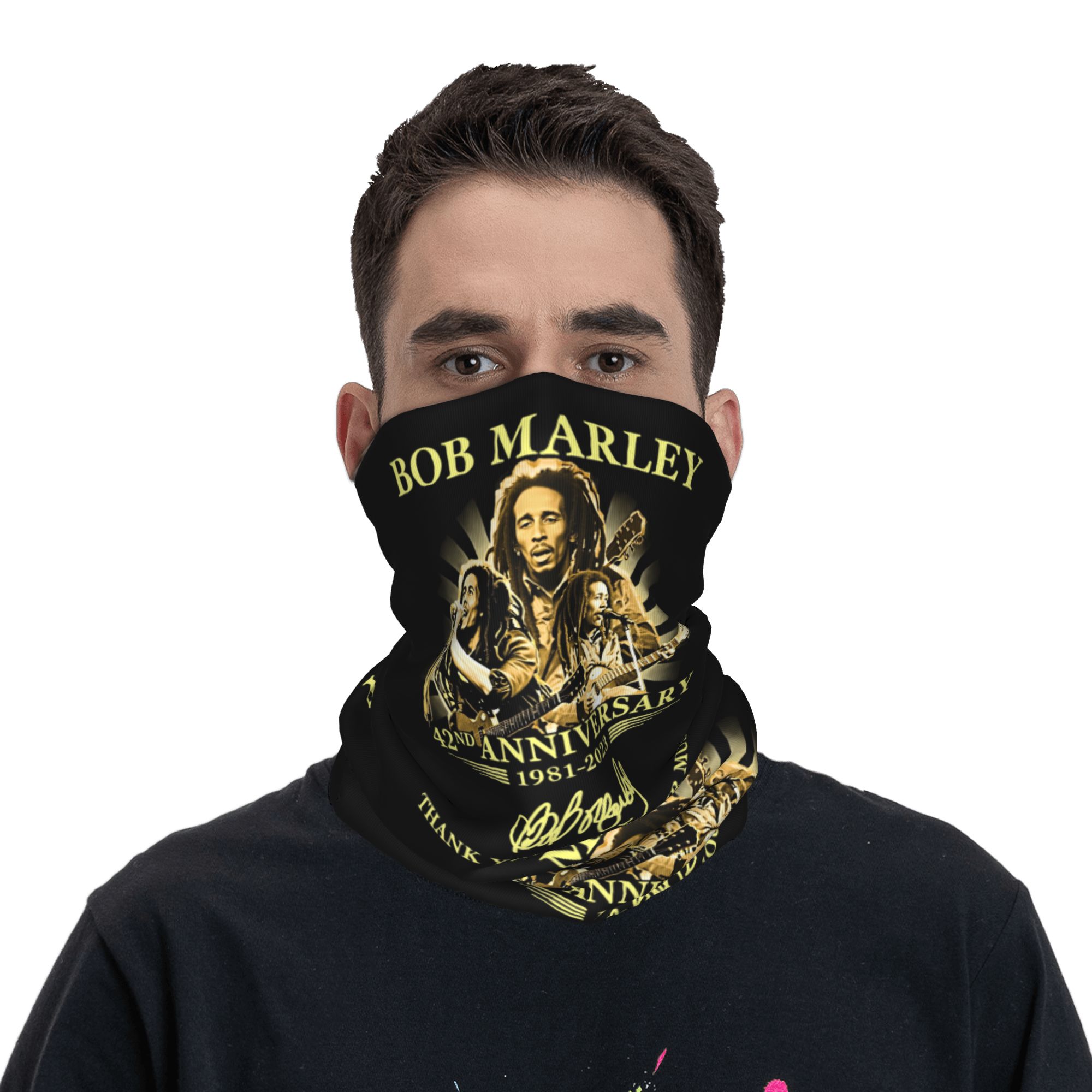 Custom Jamaica Singer Reggae R - Neck Gaiter Fleece ulasan dan harga