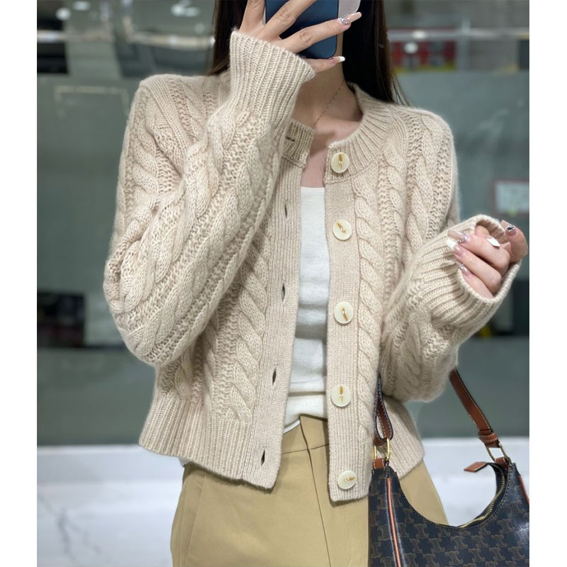  ﻿ High end Thickened Loose S - Wool Coat Peacoat ulasan dan harga
