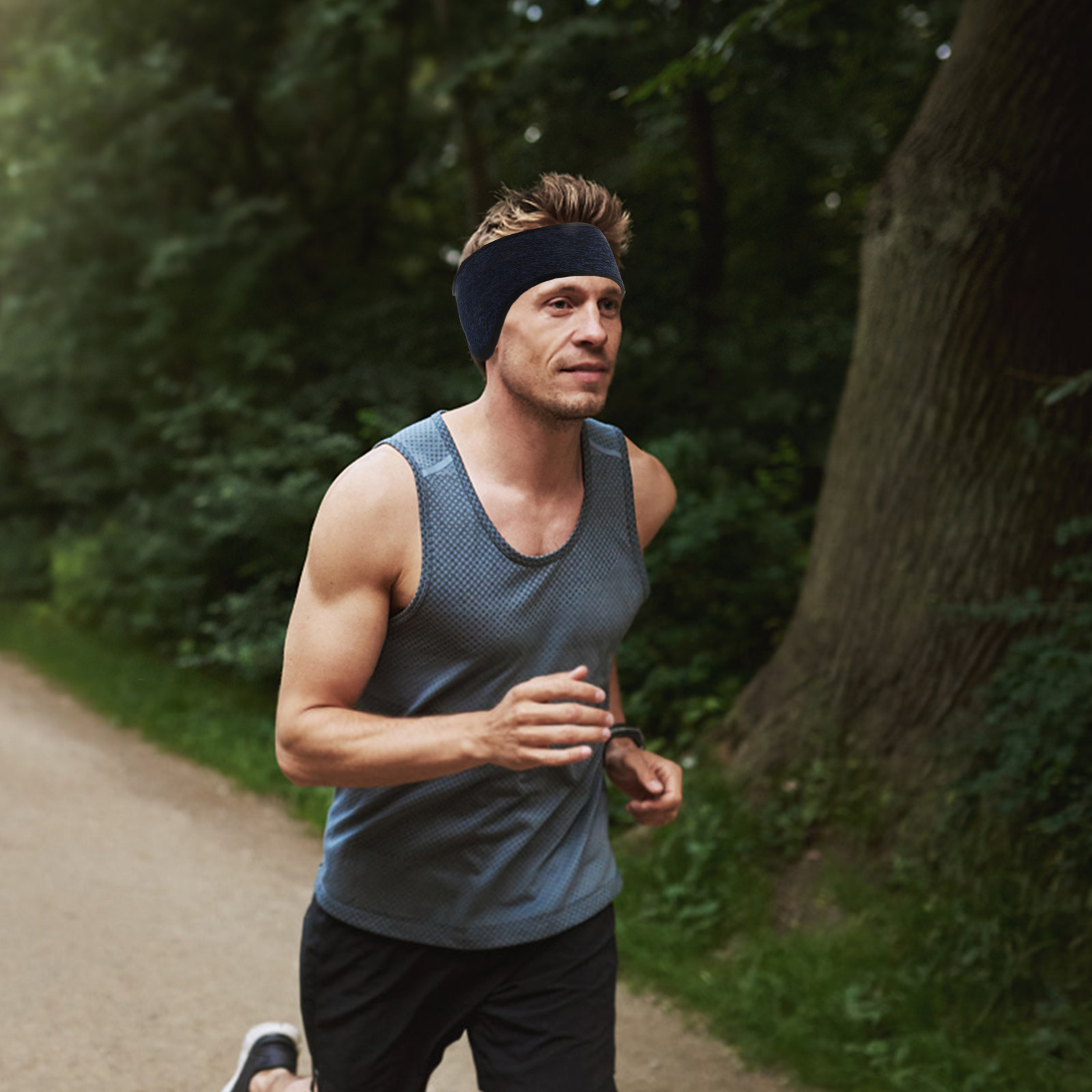 4Pcs Winter Running Headband E - Fleece Ear Warmer Band ulasan dan harga